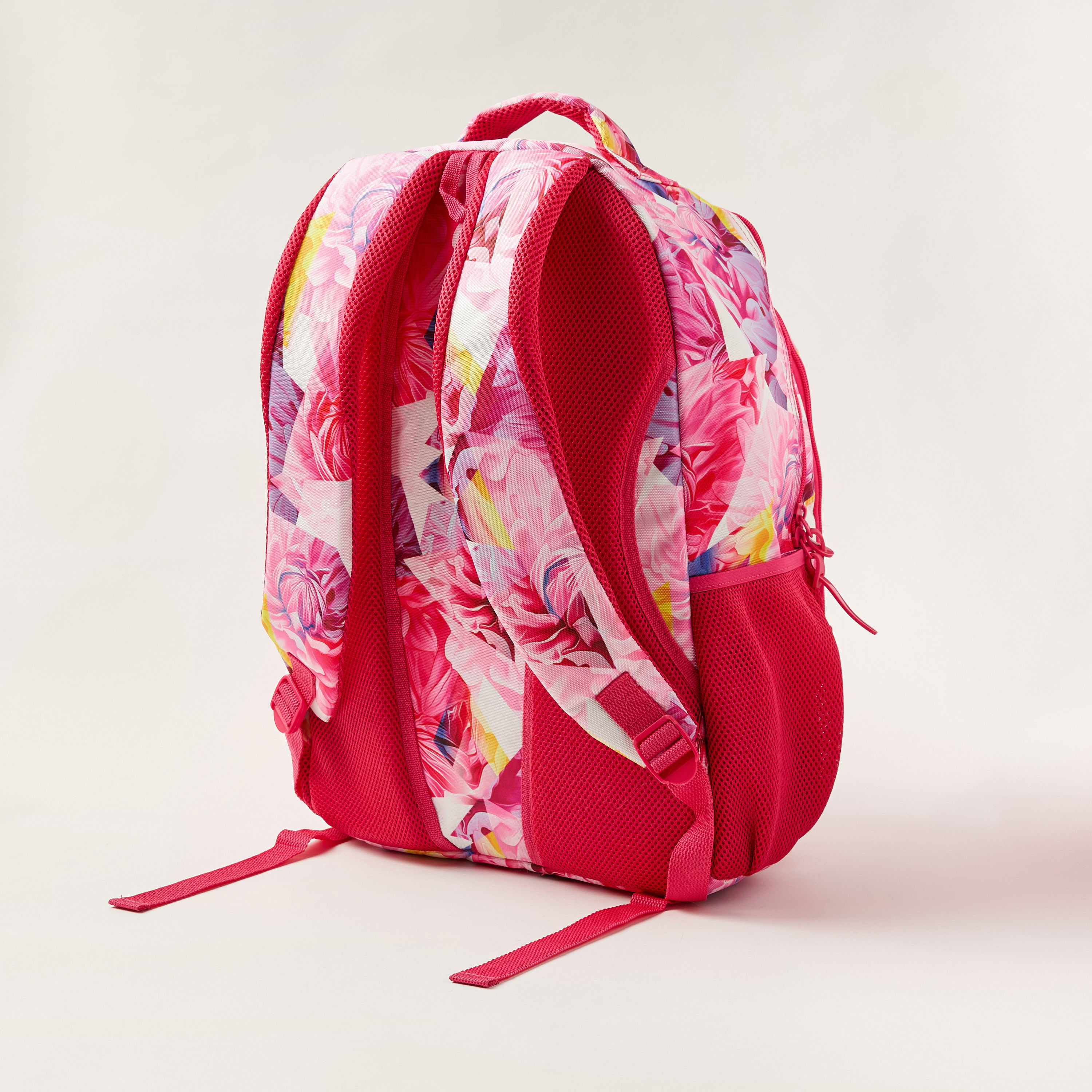 Juniors Floral Print 18-inch Backpack with Zip Closure and Pencil Case-school-bagsandbackpacks-backpacks-image-5