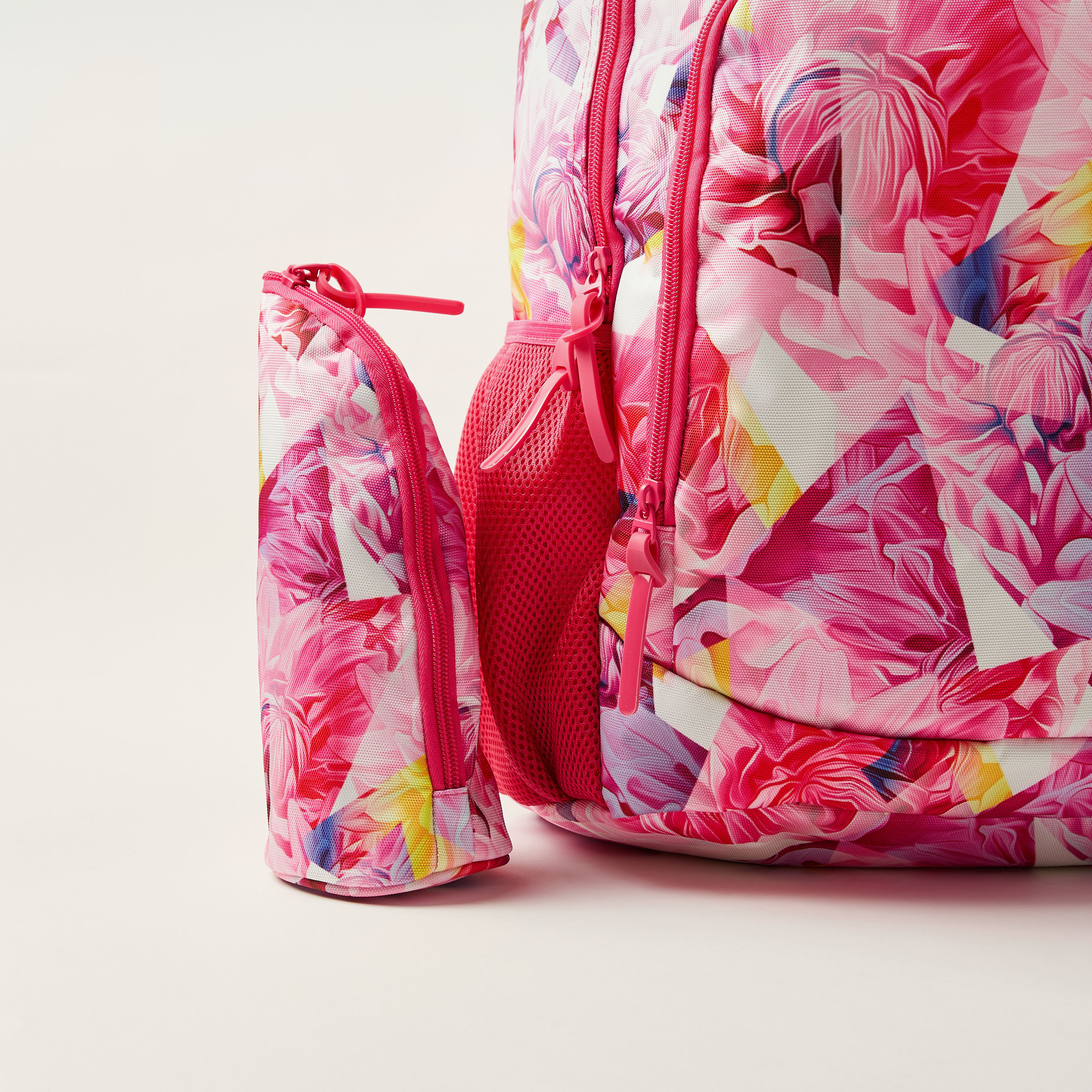 Juniors Floral Print 18-inch Backpack with Zip Closure and Pencil Case-school-bagsandbackpacks-backpacks-image-7