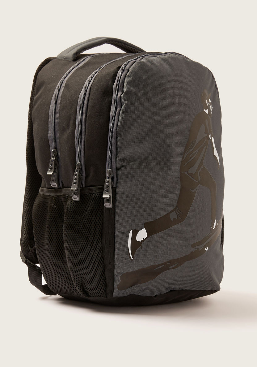 Juniors Printed Backpack with Adjustable Shoulder Straps - 18 inches-Backpacks-image-1