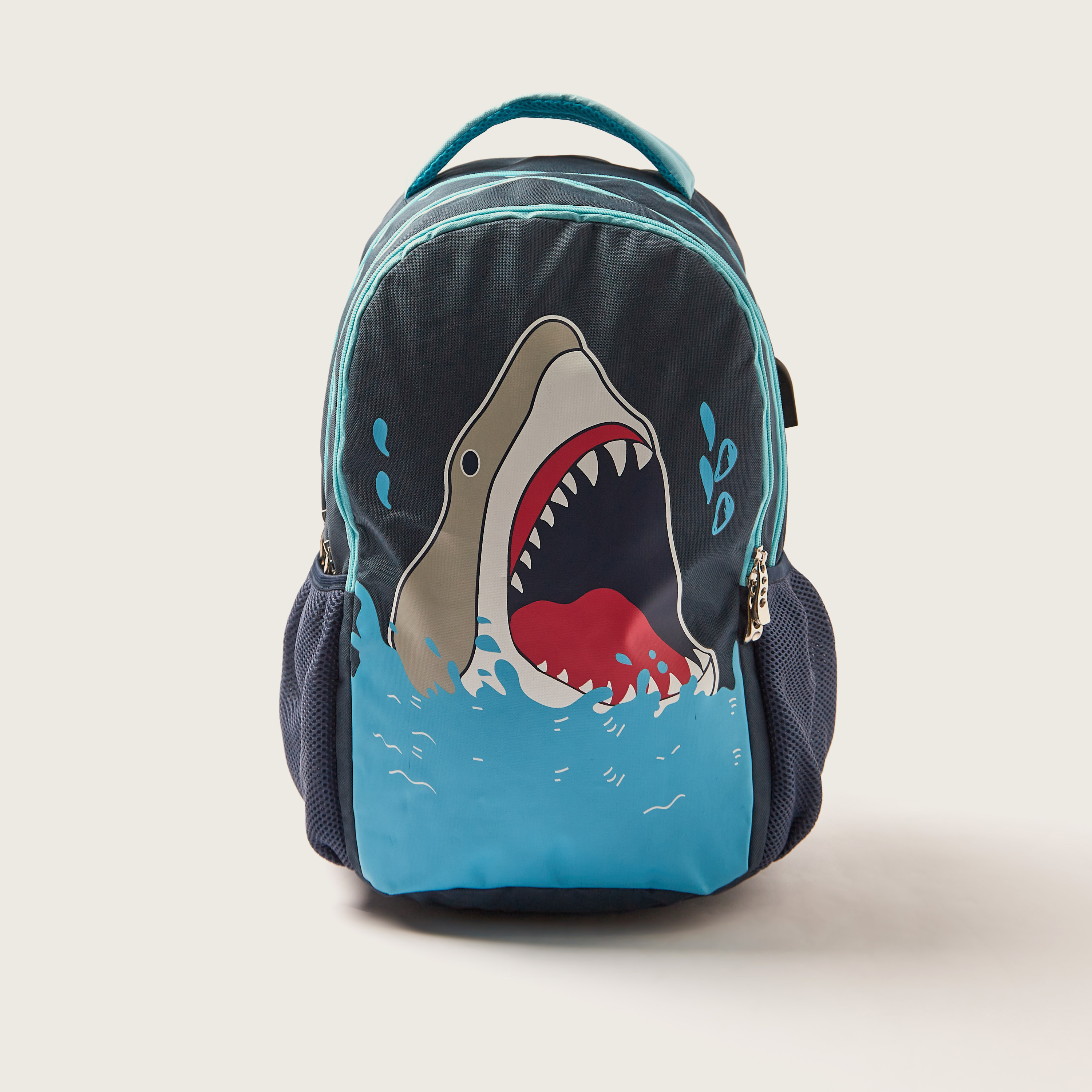 Kids shark backpack hotsell