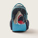 Juniors Shark Print Backpack with Adjustable Straps - 18 inches-Backpacks-thumbnail-0