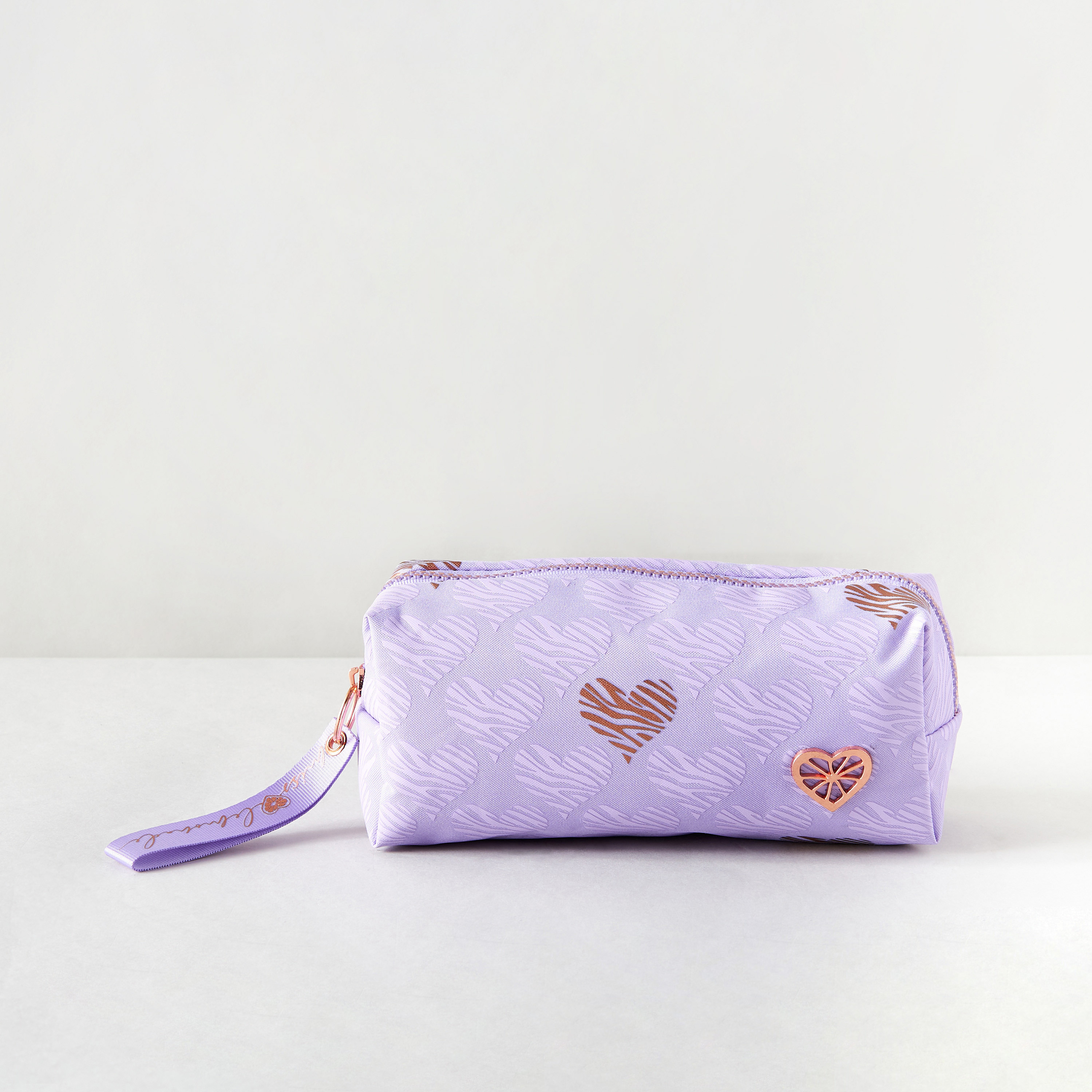 MISS LEMONADE Textured Pencil Case with Zip Closure-school-stationery-pencilcases-image-1