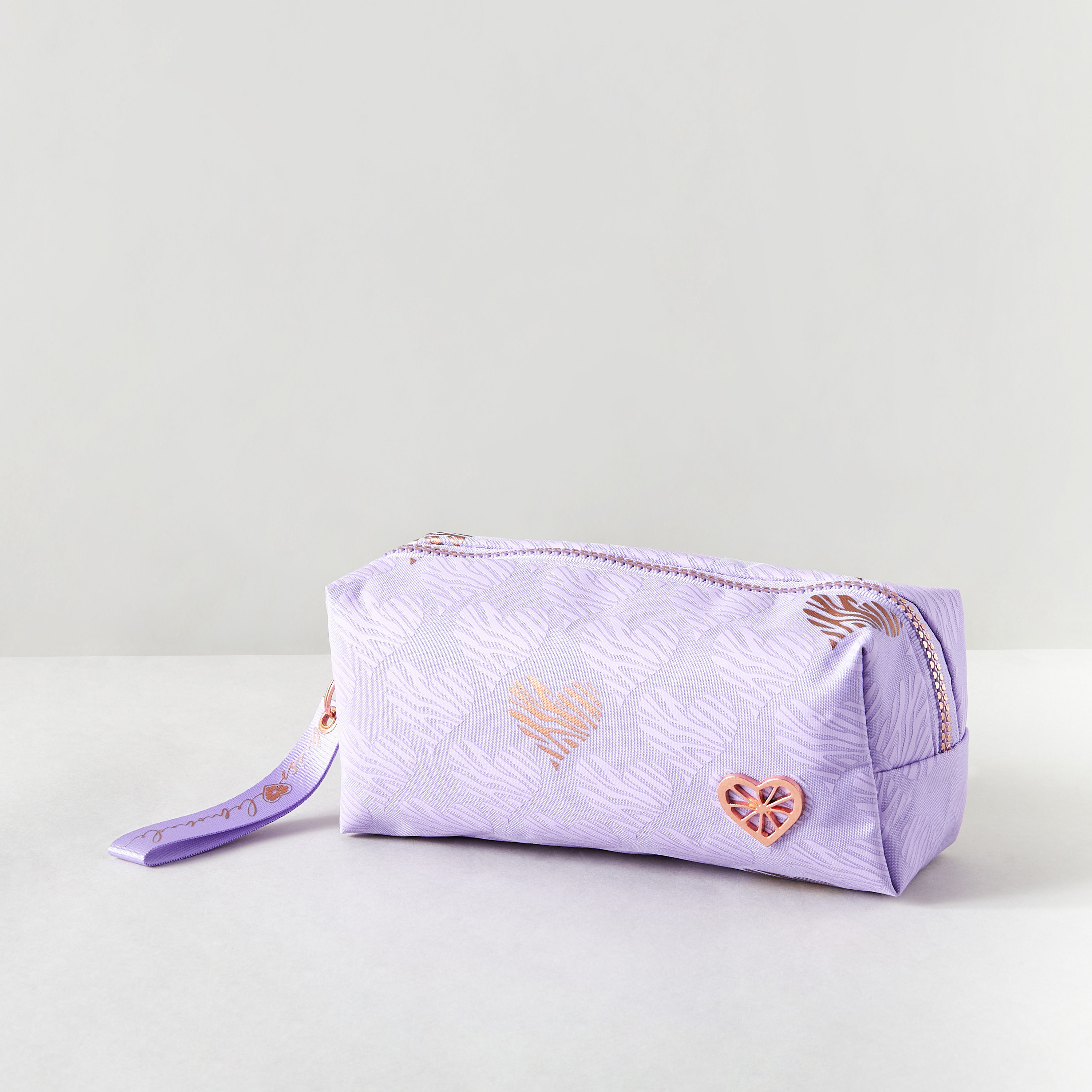 MISS LEMONADE Textured Pencil Case with Zip Closure-school-stationery-pencilcases-image-3