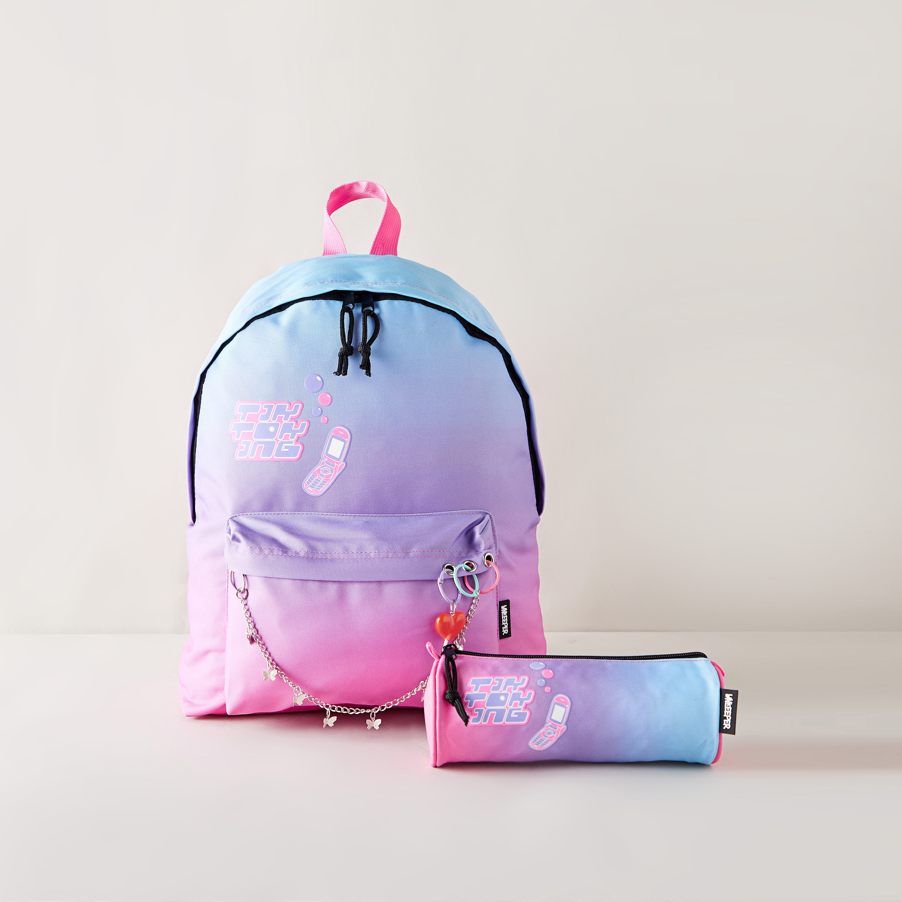 Unkeeper Printed Pencil Case with Zip Closure-school-stationery-pencilcases-image-5
