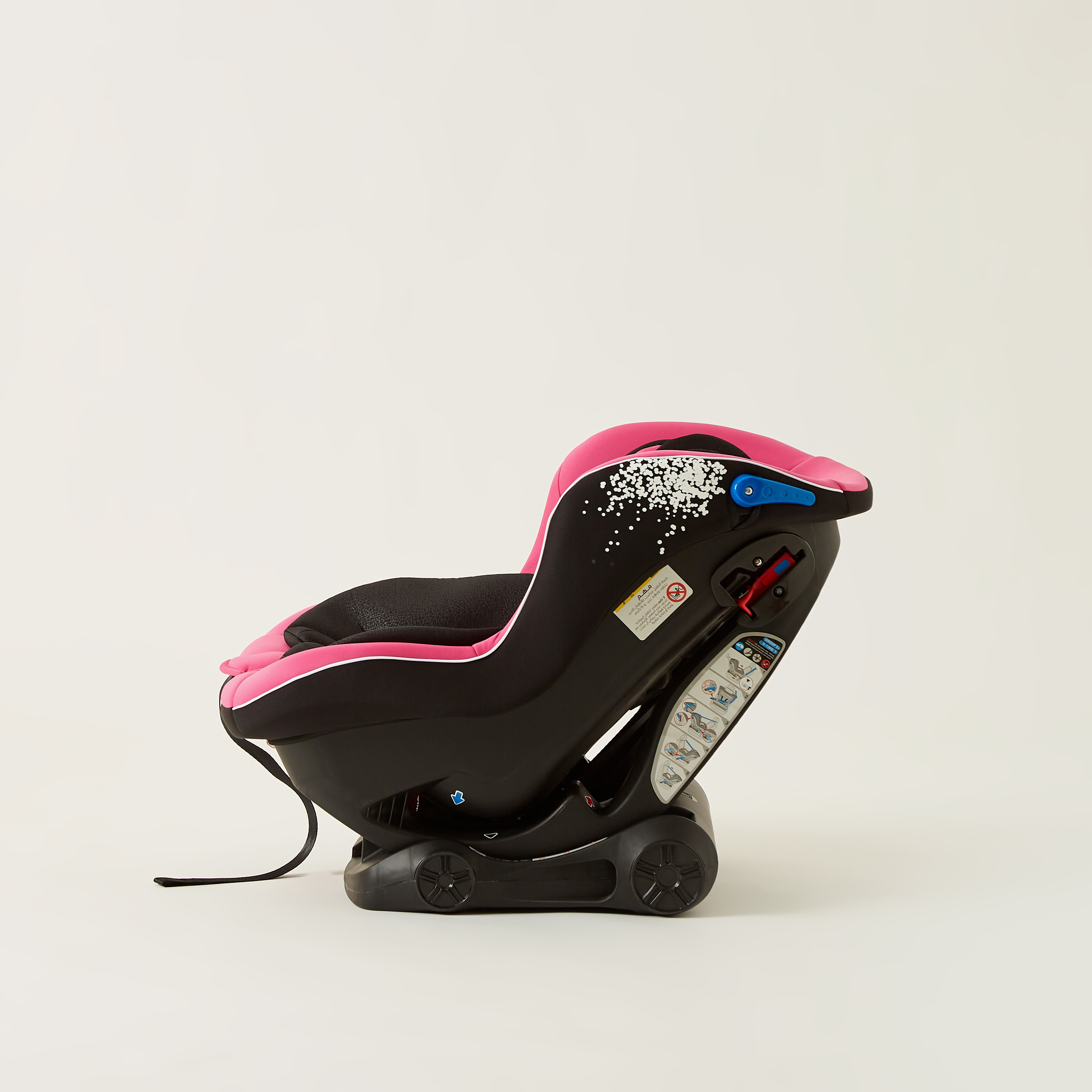 Juniors Speedwell Baby Car Seat - Retro Pink ( Upto 4 years)-baby-gear-carseats-image-5
