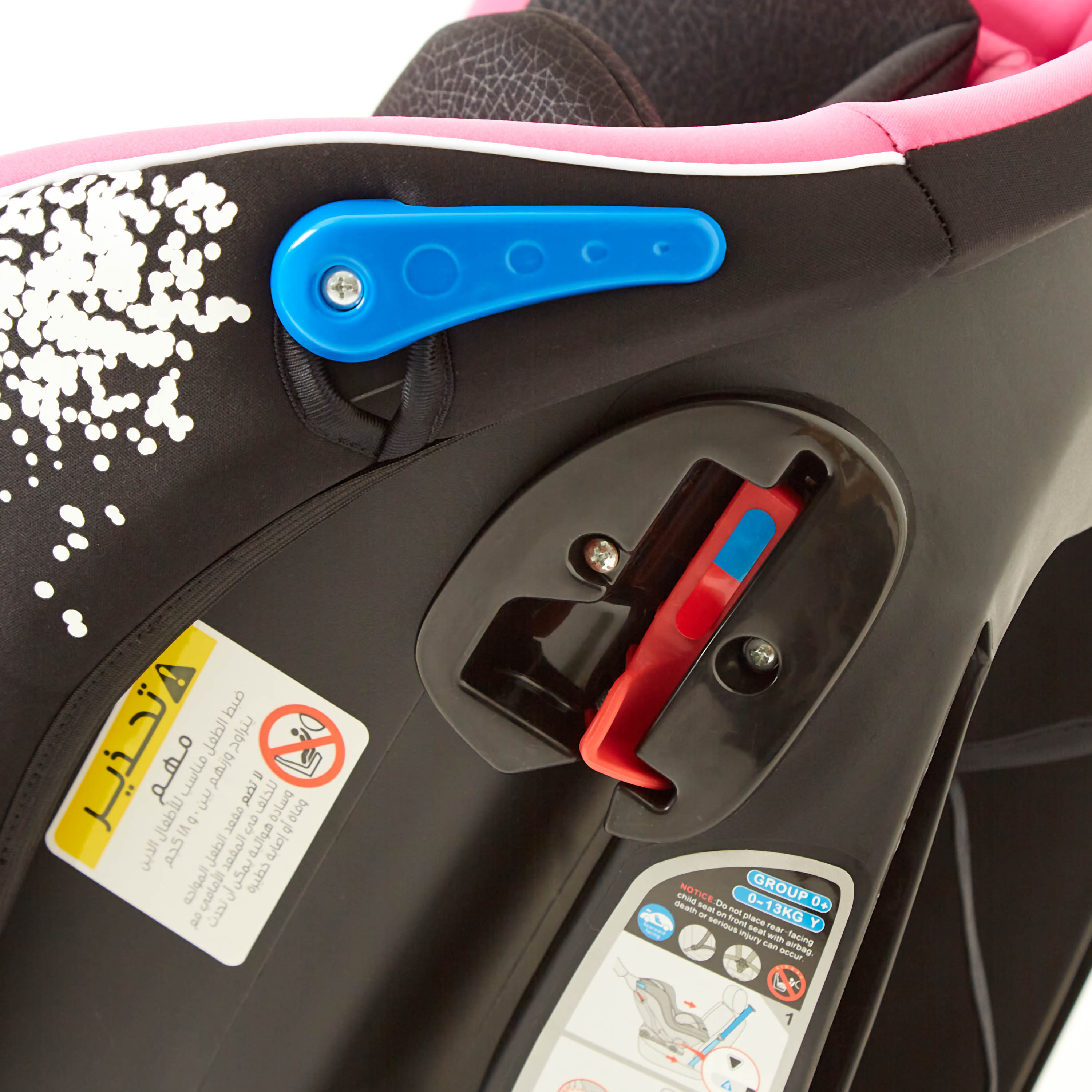 Juniors Speedwell Baby Car Seat - Retro Pink ( Upto 4 years)-baby-gear-carseats-image-8