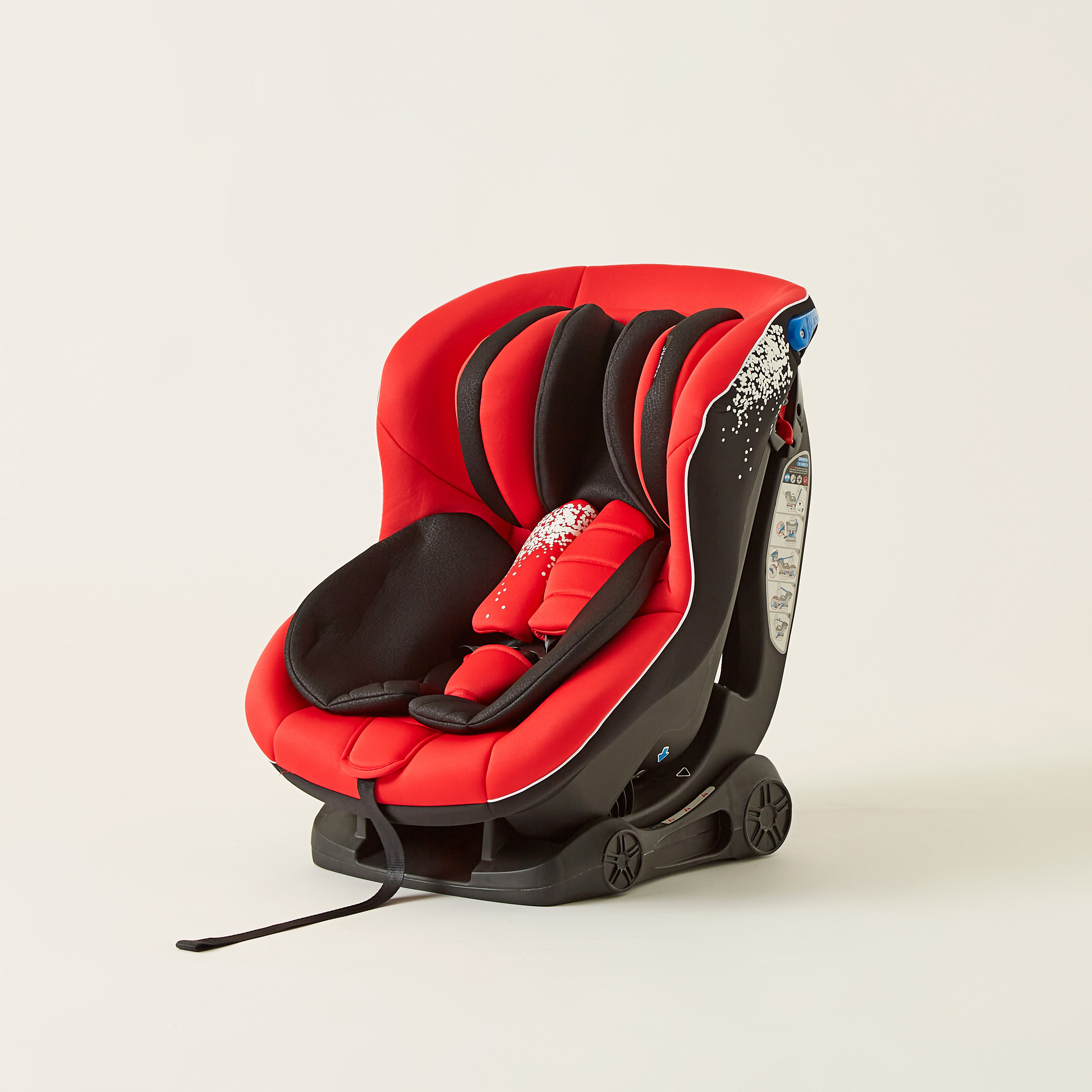 Juniors Speedwell Baby Car Seat - Retro Red ( Upto 4 years)-baby-gear-carseats-image-1