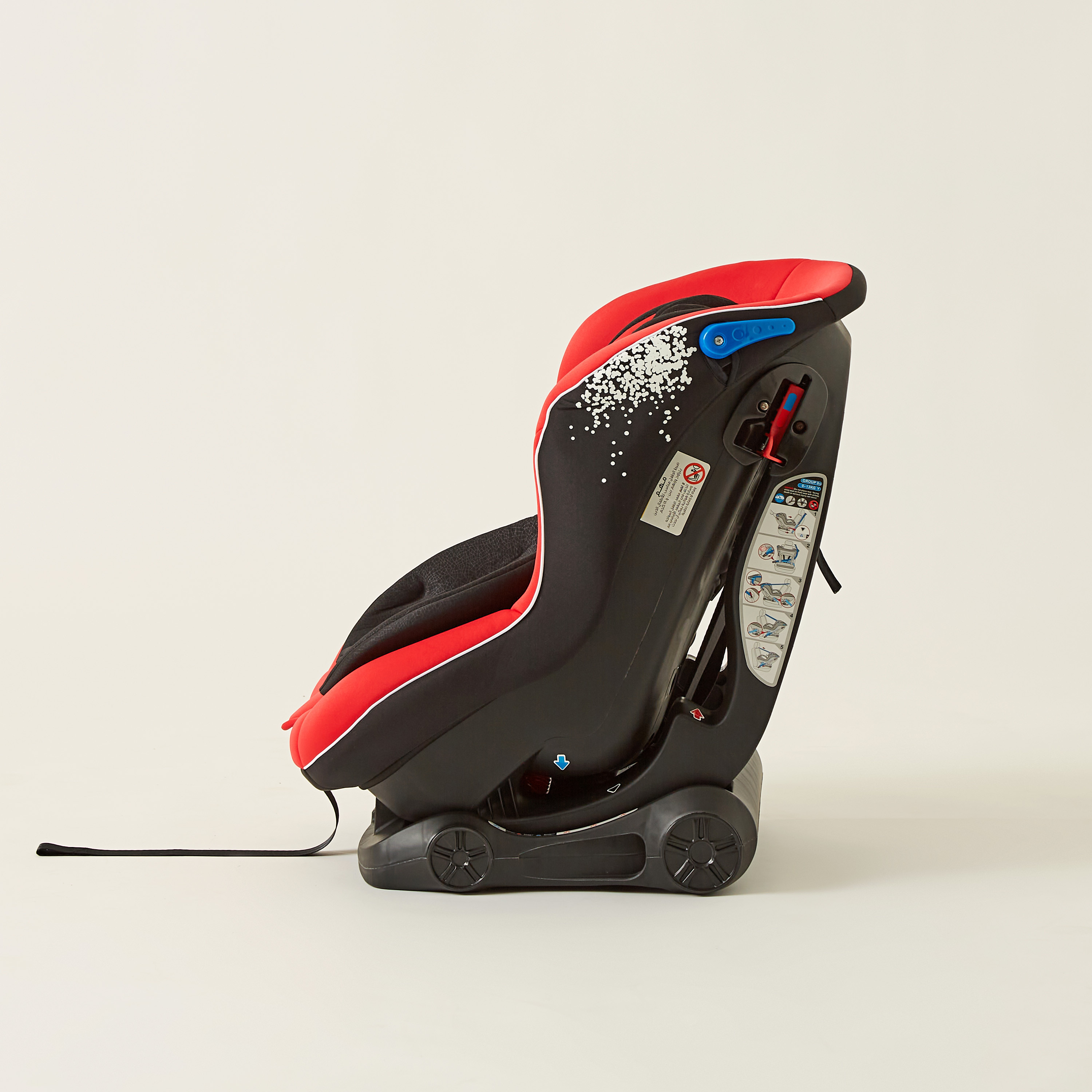 Juniors Speedwell Baby Car Seat - Retro Red ( Upto 4 years)-baby-gear-carseats-image-3