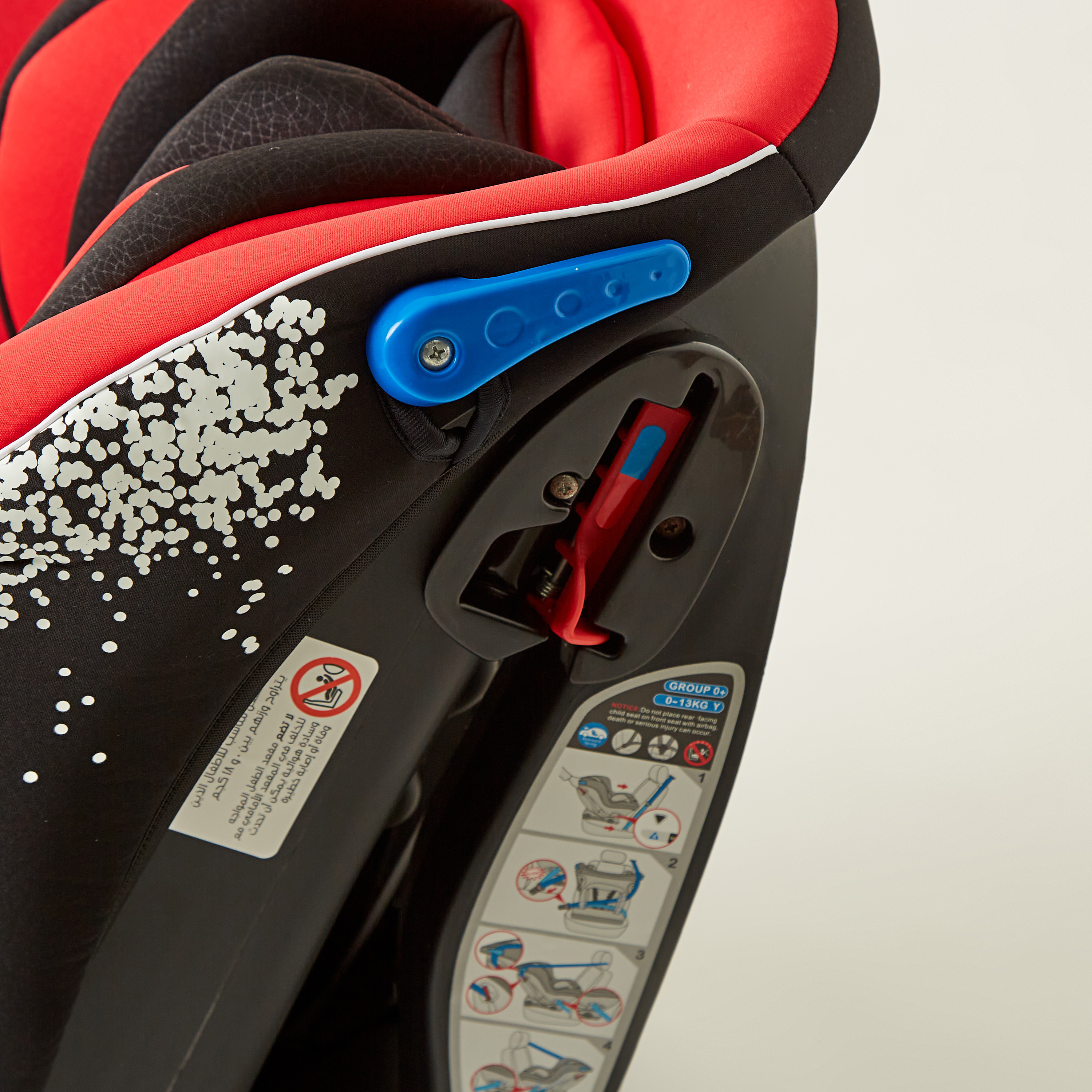 Juniors Speedwell Baby Car Seat - Retro Red ( Upto 4 years)-baby-gear-carseats-image-7