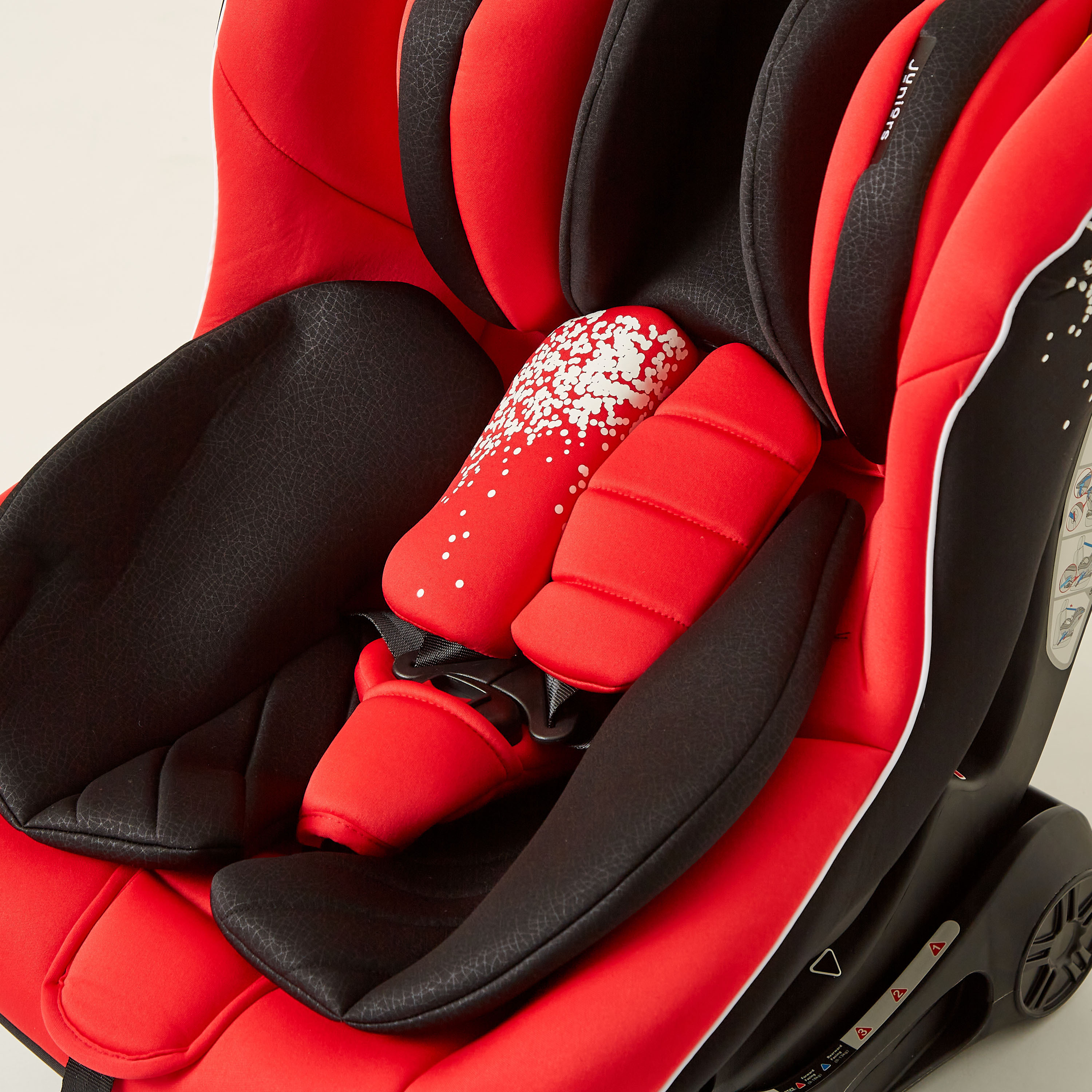 Juniors Speedwell Baby Car Seat - Retro Red ( Upto 4 years)-baby-gear-carseats-image-8