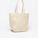 Celeste Weave Detail Tote Bag with Double Handles-Women%27s Handbags-thumbnailMobile-2