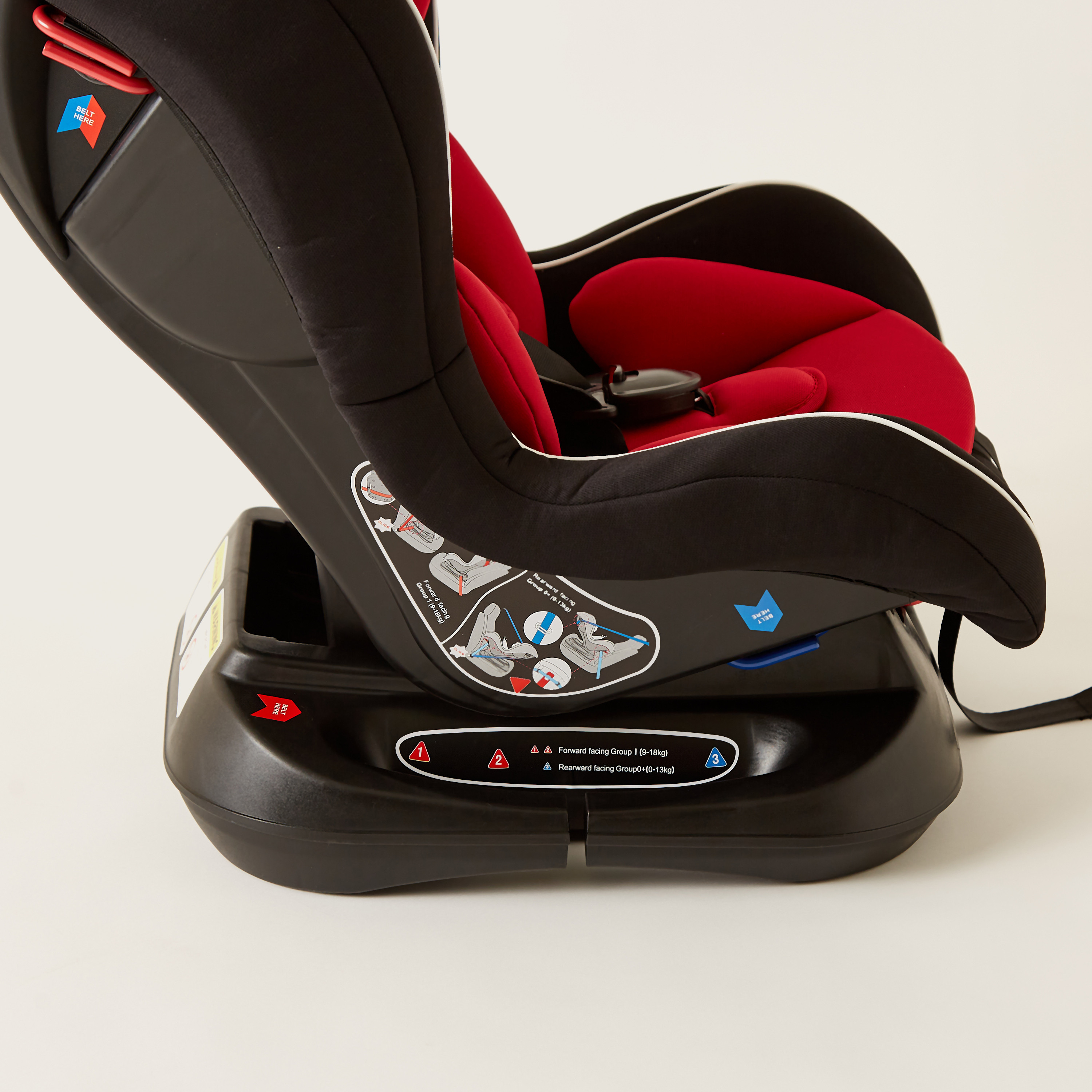 Juniors Challenger Baby Car Seat - Red (Up to 4 years)-baby-gear-carseats-image-11
