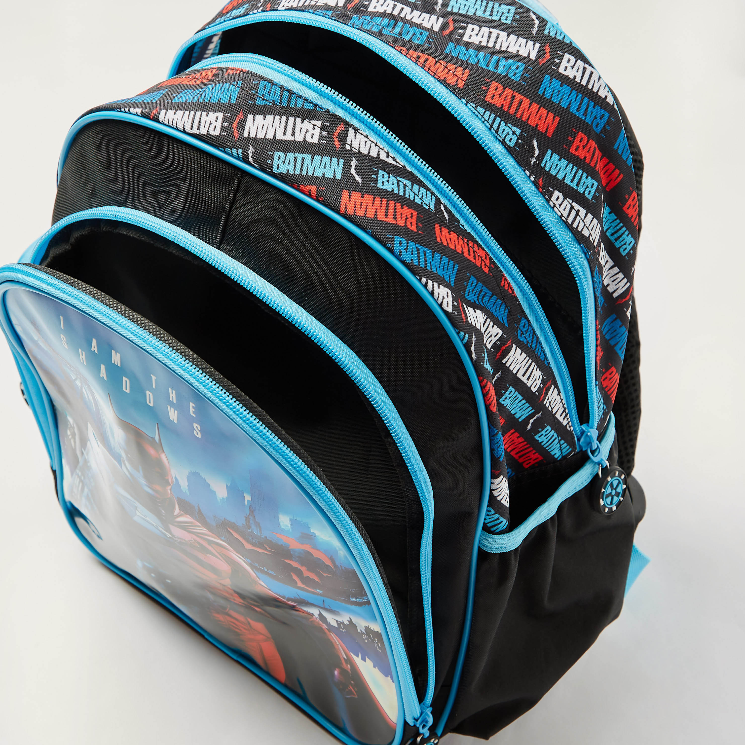 Batman Print Backpack with Adjustable Strap and Zip Closure-school-bagsandbackpacks-backpacks-image-5