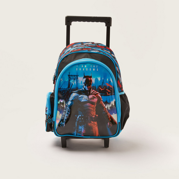 Batman Print Trolley Backpack - 16 inches