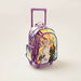 Frozen Print Trolley Backpack with Retractable Handle - 16 inches-Trolleys-thumbnail-1