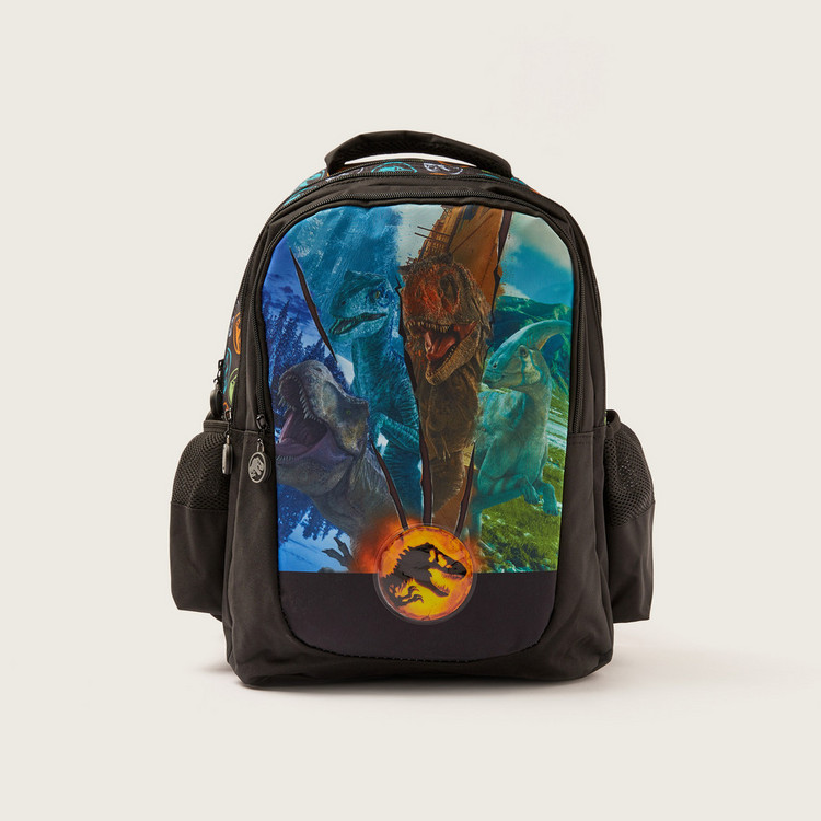 Jurassic World Printed Backpack with Adjustable Shoulder Straps - 16 inches