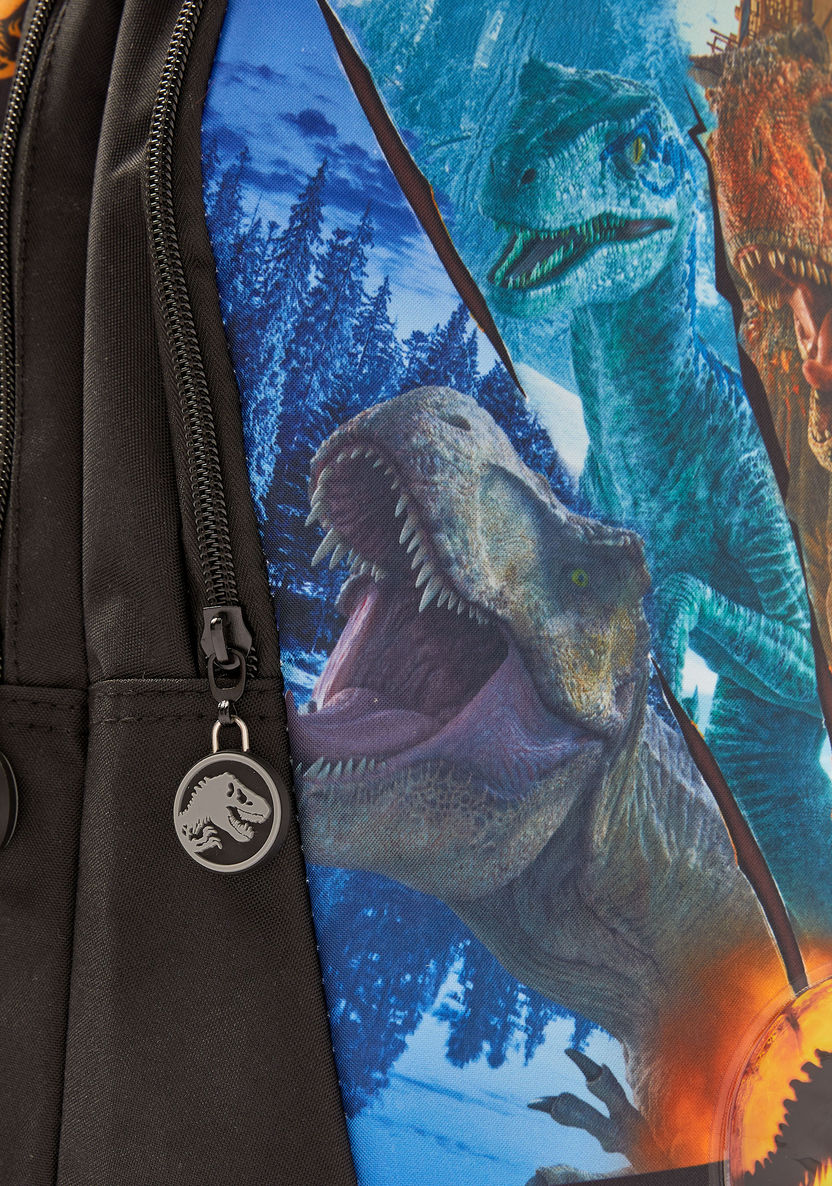 Jurassic World Printed Backpack with Adjustable Shoulder Straps - 16 inches-Backpacks-image-2