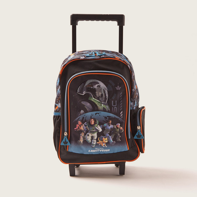 First Kid Light Year Print Trolley Backpack - 16 inches