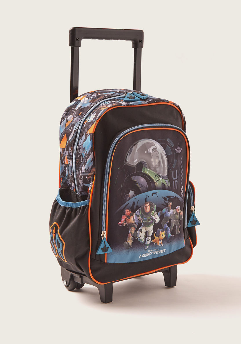 First Kid Light Year Print Trolley Backpack - 16 inches-Trolleys-image-1