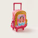 First Kid Like Nastya Print Trolley Backpack with Wheels - 16 inches-Trolleys-thumbnail-1