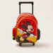 Disney Mickey Mouse Print Trolley Backpack with Wheels - 16 inches-Trolleys-thumbnail-0
