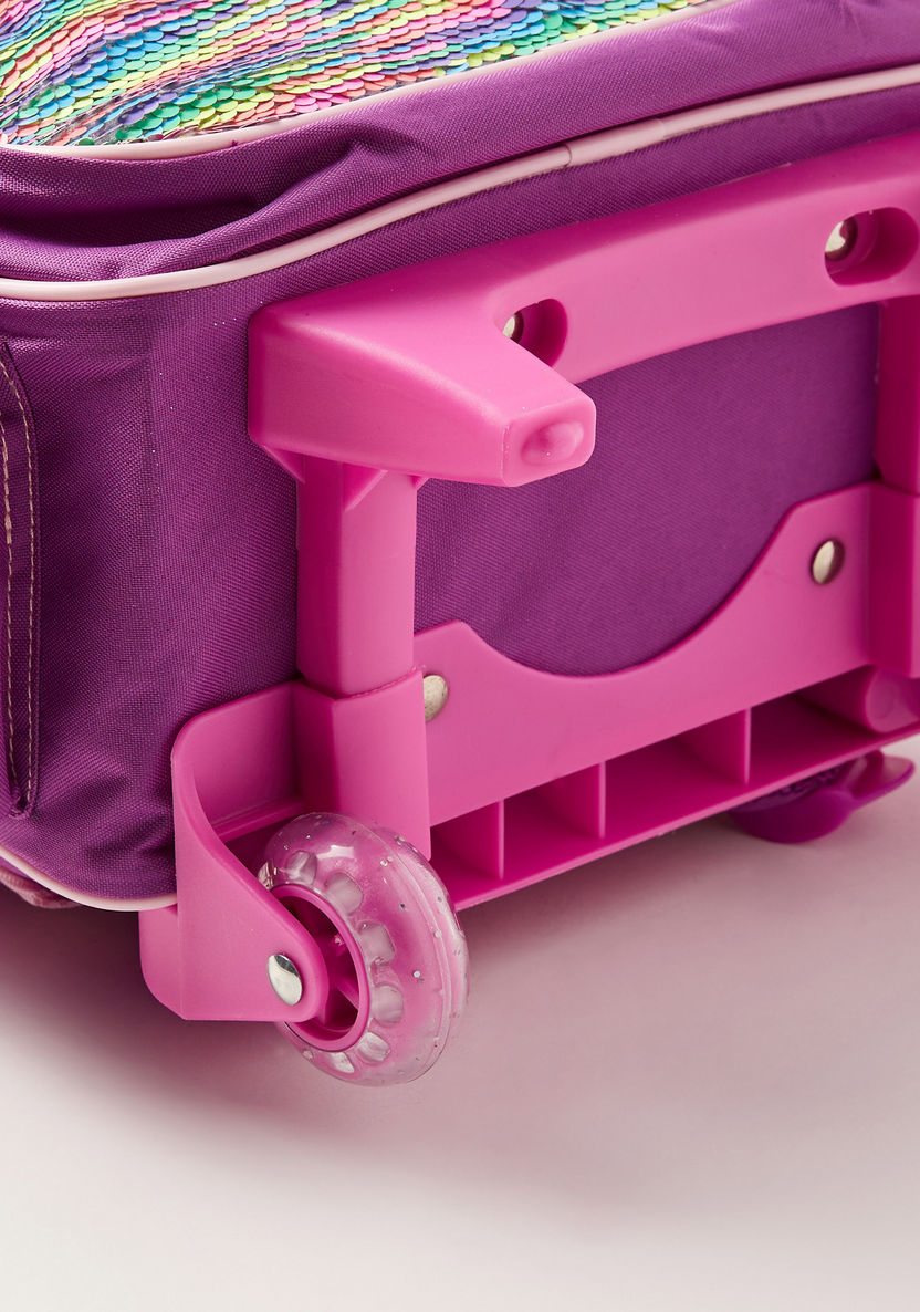 Na! Na! Na! Surprise Printed Trolley Bag with Adjustable Shoulder Straps - 16 inches-Trolleys-image-4