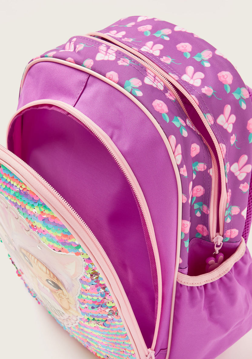 Na! Na! Na! Surprise Embellished Backpack with Adjustable Shoulder Straps - 14 inches-Backpacks-image-4