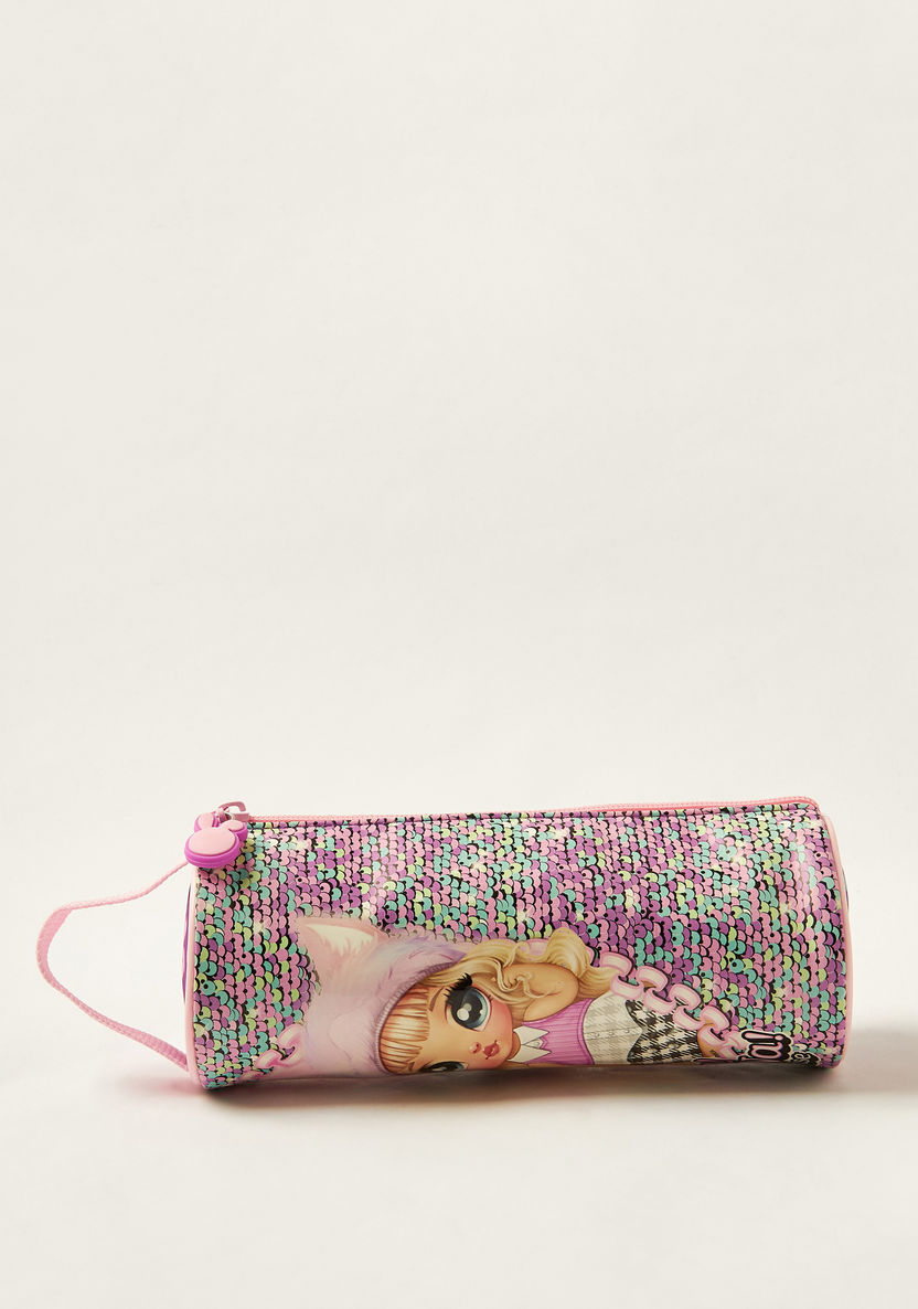 Na! Na! Na! Surprise Printed Pencil Pouch with Zip Closure-Pencil Cases-image-0