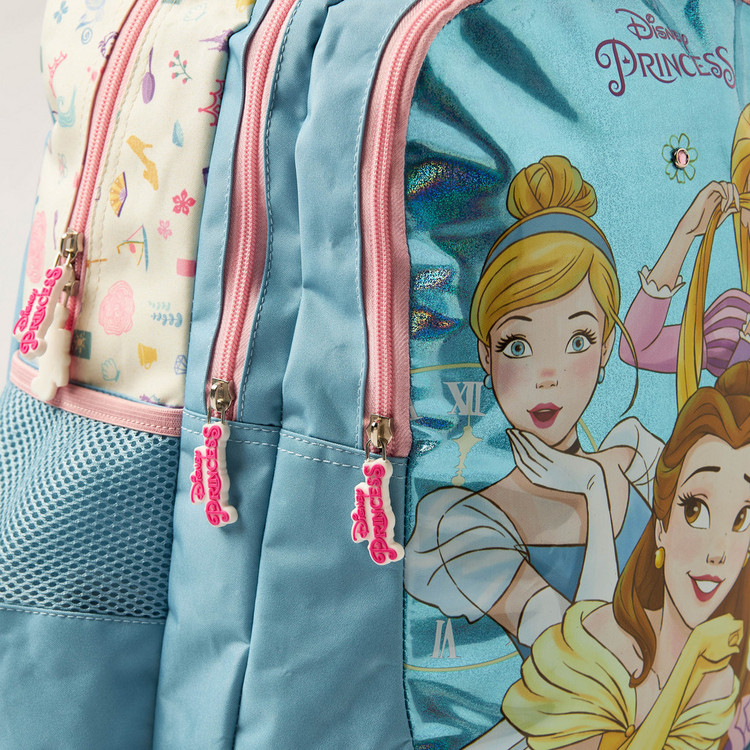 Disney Princess Print 16-inch Trolley Backpack with Retractable Handle