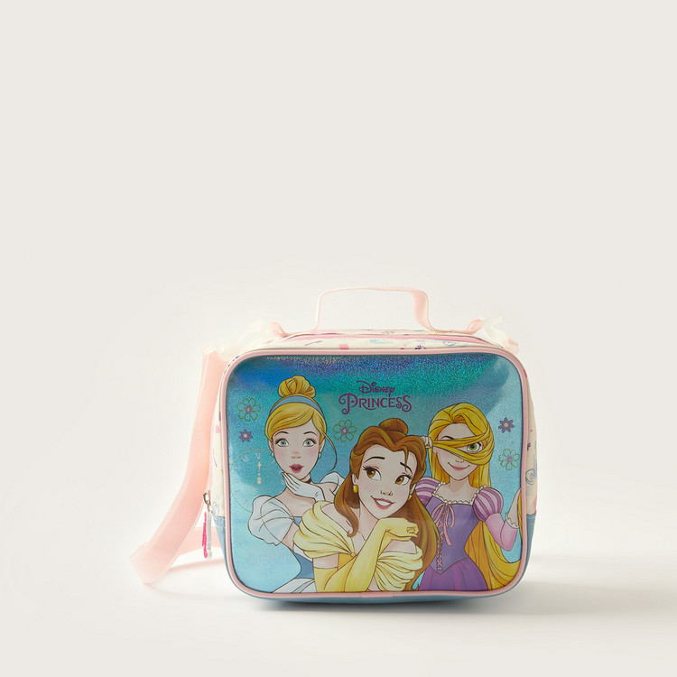 Disney Princess Print Lunch Bag with Adjustable Strap
