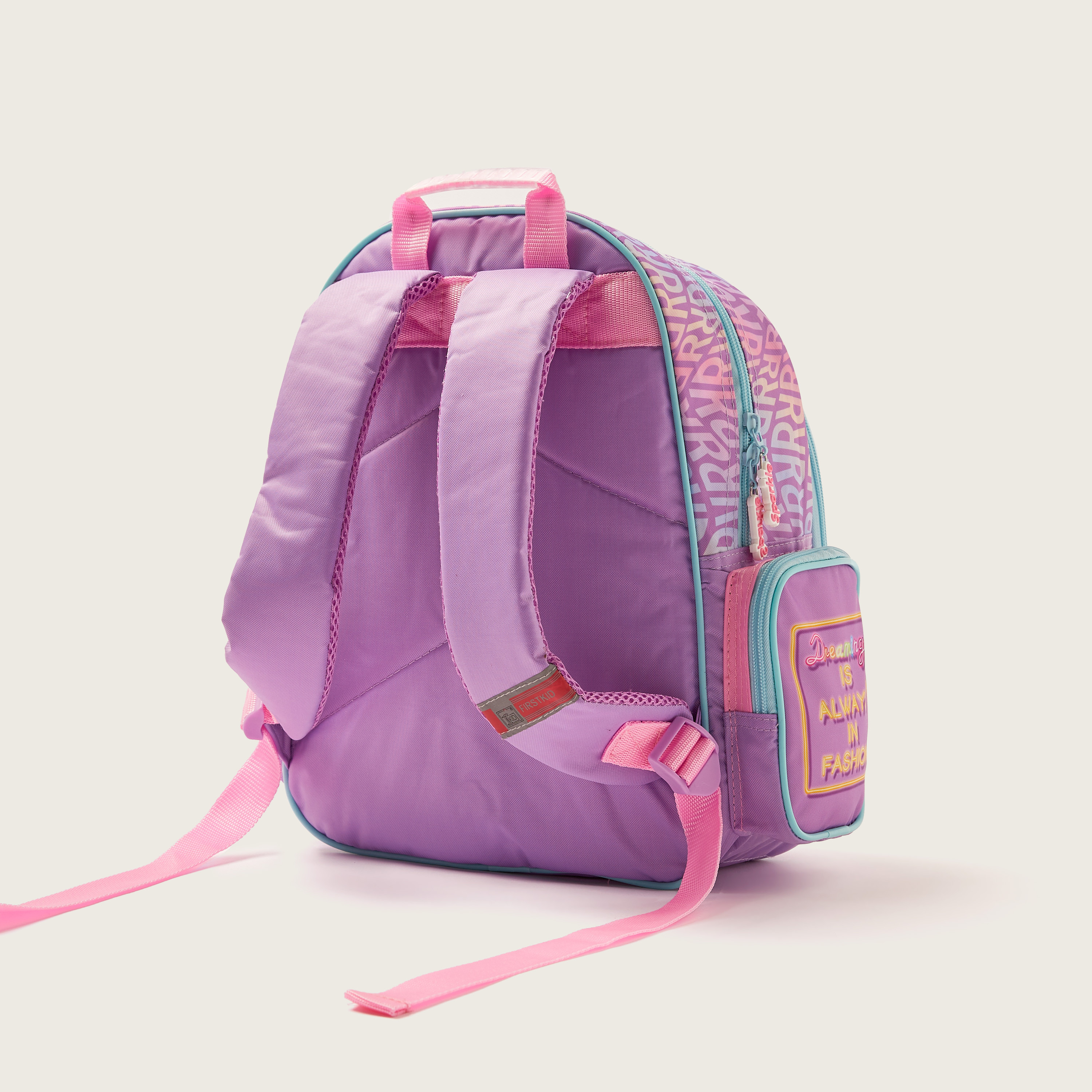 Rainbow High Printed Backpack with Adjustable Shoulder Straps - 14 inches-school-bagsandbackpacks-backpacks-image-4