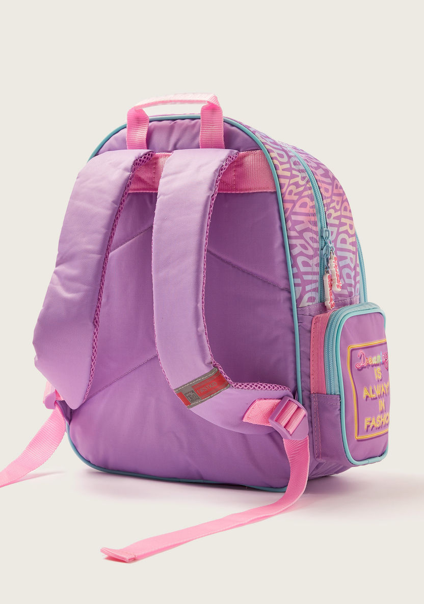 Rainbow High Printed Backpack with Adjustable Shoulder Straps - 14 inches-Backpacks-image-3
