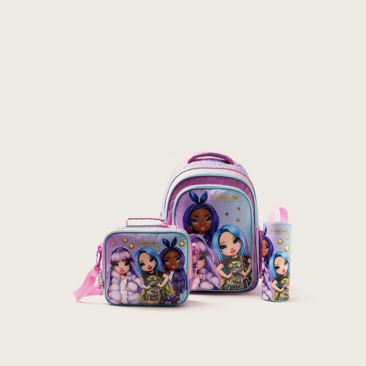 Rainbow High Printed Lunch Bag with Adjustable Strap
