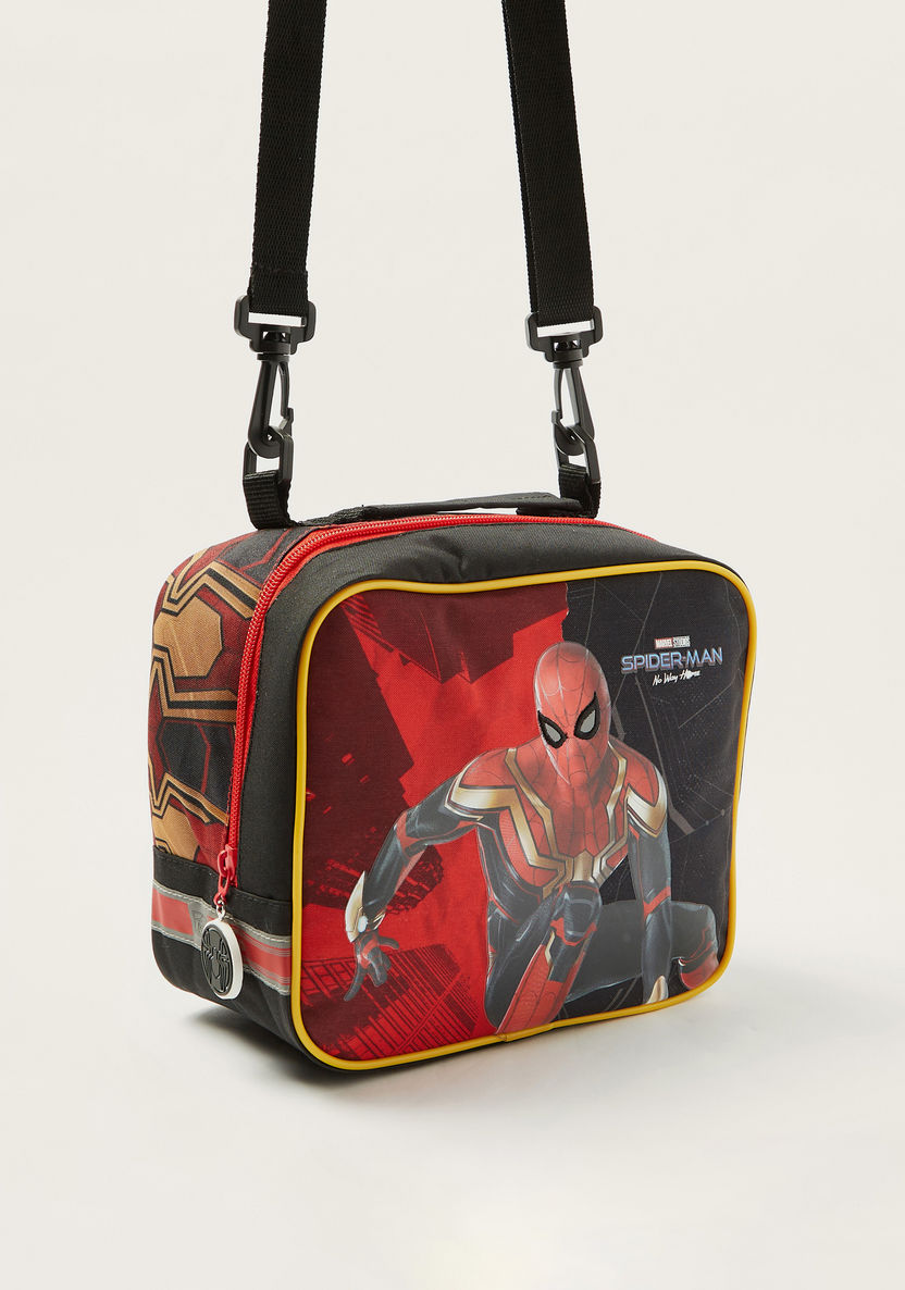 First Kid Spider-Man Print 16-inch Lunch Bag with Detachable Strap-Lunch Bags-image-1