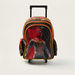 First Kid Spider-Man Print Trolley Backpack with Retractable Handle - 16 inches-Trolleys-thumbnail-0