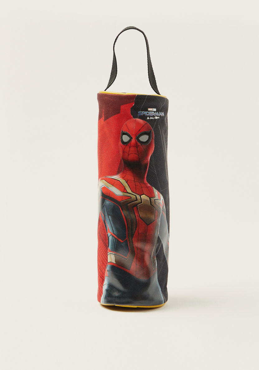 First Kid Spider-Man Print Pencil Case with Zip Closure-Pencil Cases-image-0
