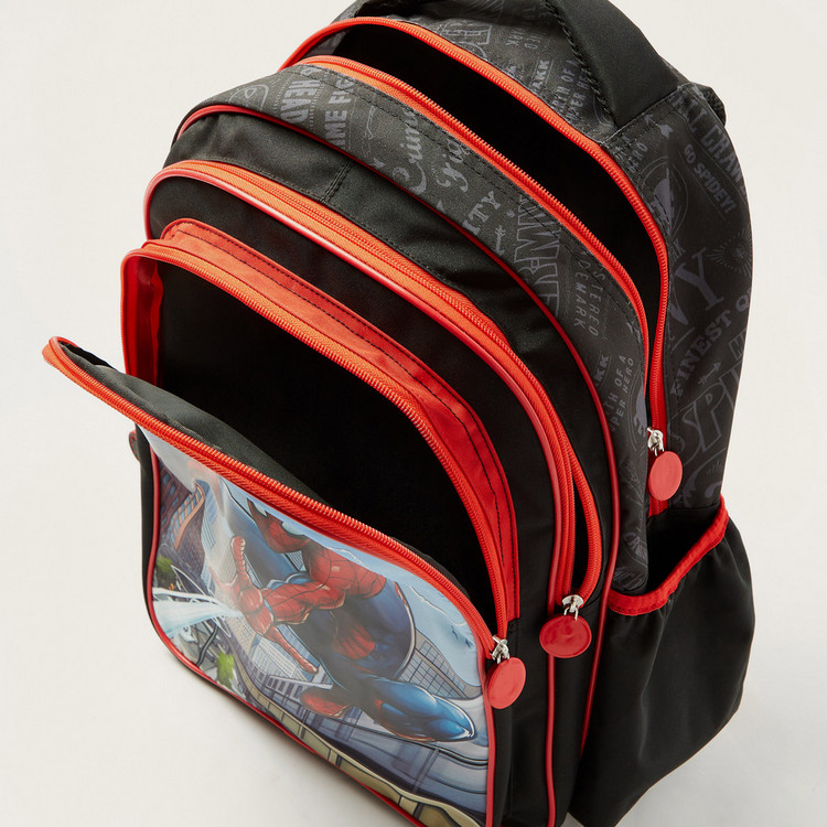 First Kid Spider-Man Print Backpack - 16 inches