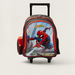 First Kid Spider-Man Print Trolley Backpack - 16 inches-Trolleys-thumbnail-0
