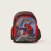 First Kid Spider-Man Print Backpack with Adjustable Shoulder Straps - 14 inches-Backpacks-thumbnail-0