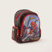 First Kid Spider-Man Print Backpack with Adjustable Shoulder Straps - 14 inches-Backpacks-thumbnail-1