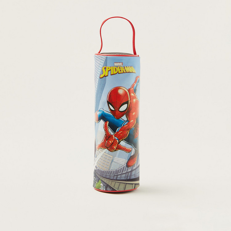 First Kid Spider-Man Print Pencil Case with Zip Closure