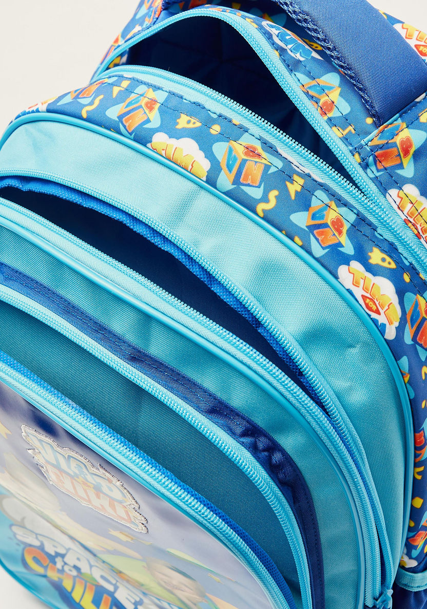 Vlad & Nikki Print 16-inch Backpack with Adjustable Shoulder Straps-Backpacks-image-4