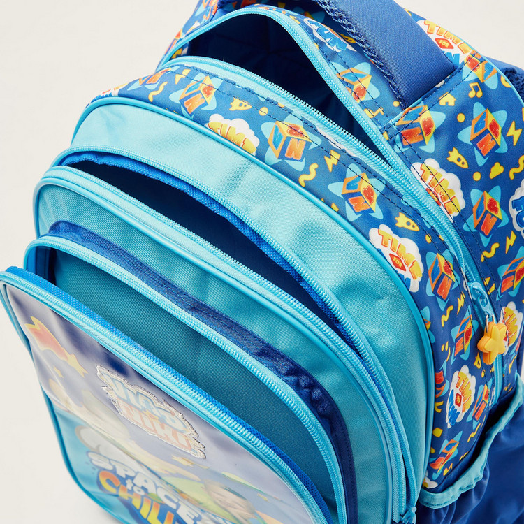 Vlad & Nikki Print 16-inch Backpack with Adjustable Shoulder Straps