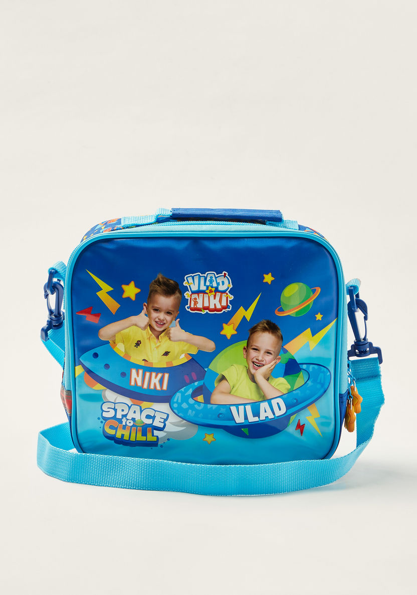 Vlad & Nikki Printed Lunch Bag with Removable Strap-Lunch Bags-image-0