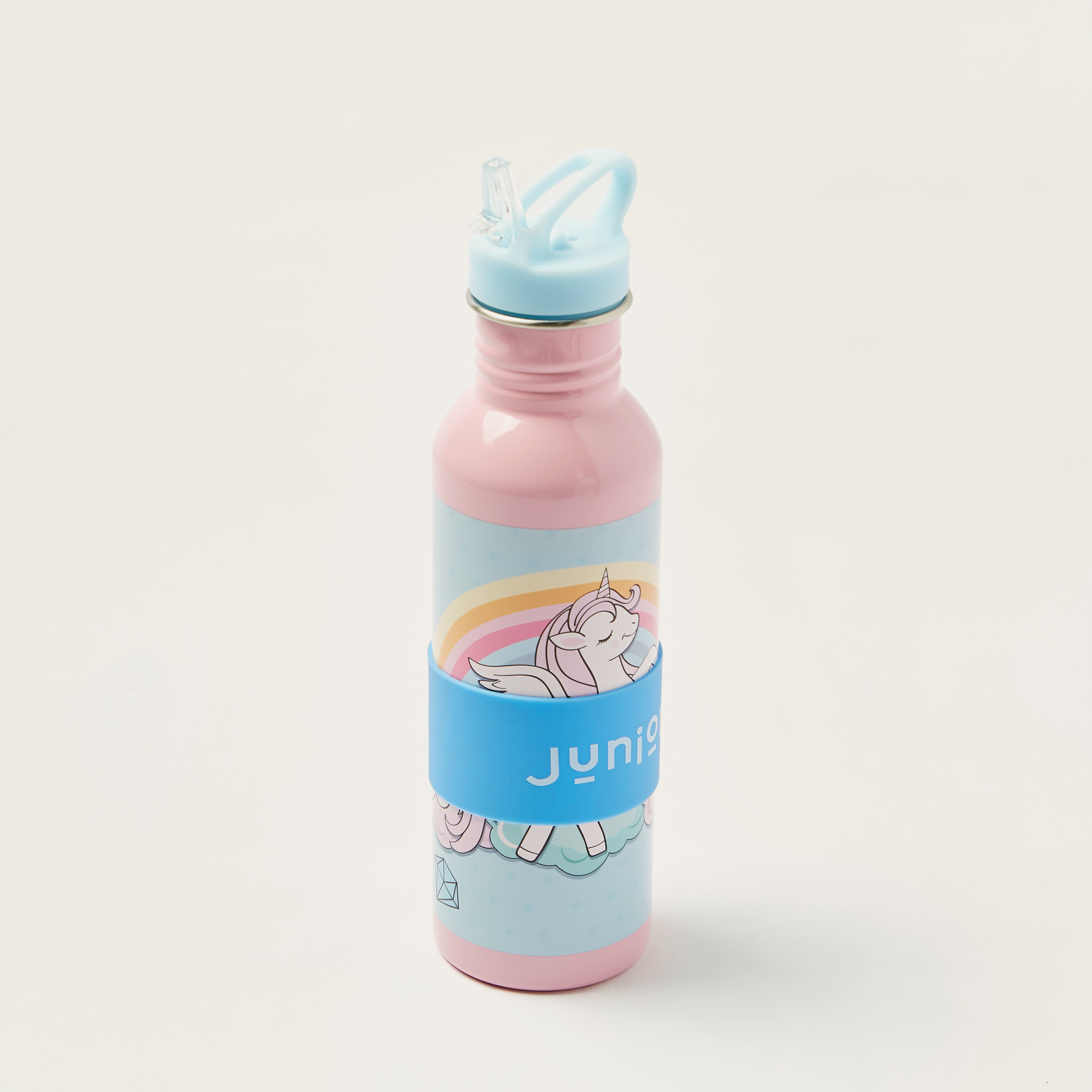 Juniors Printed Stainless Steel Water Bottle - 750 ml-school-waterbottles-image-2