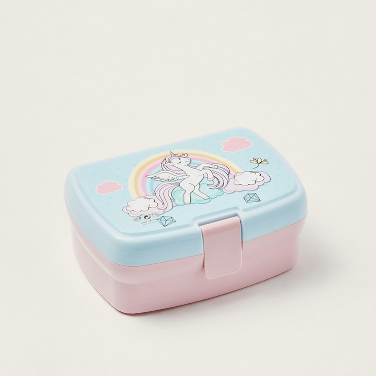 Juniors Unicorn Print Lunch Box with Tray