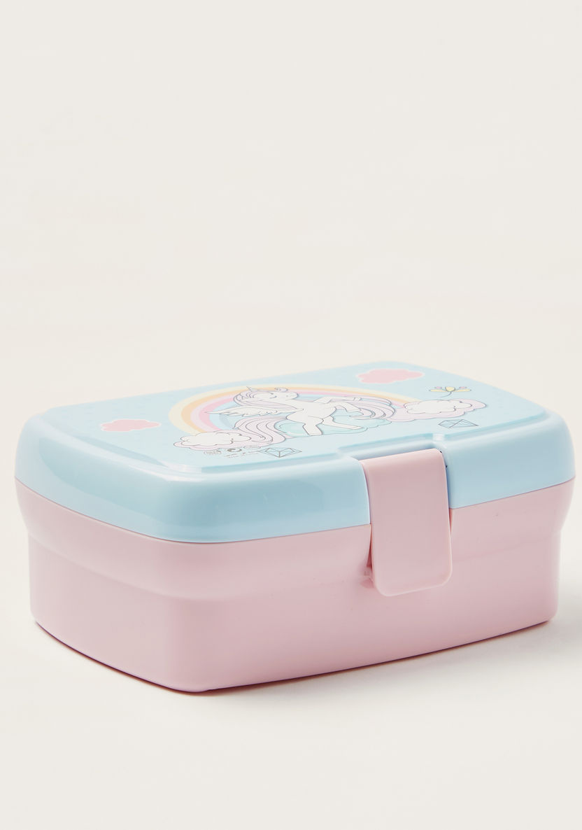 Juniors Unicorn Print Lunch Box with Tray-Lunch Boxes-image-1