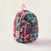 Juniors Floral Print Backpack with Laptop Sleeve and USB Port - 18 inches-Backpacks-thumbnail-1