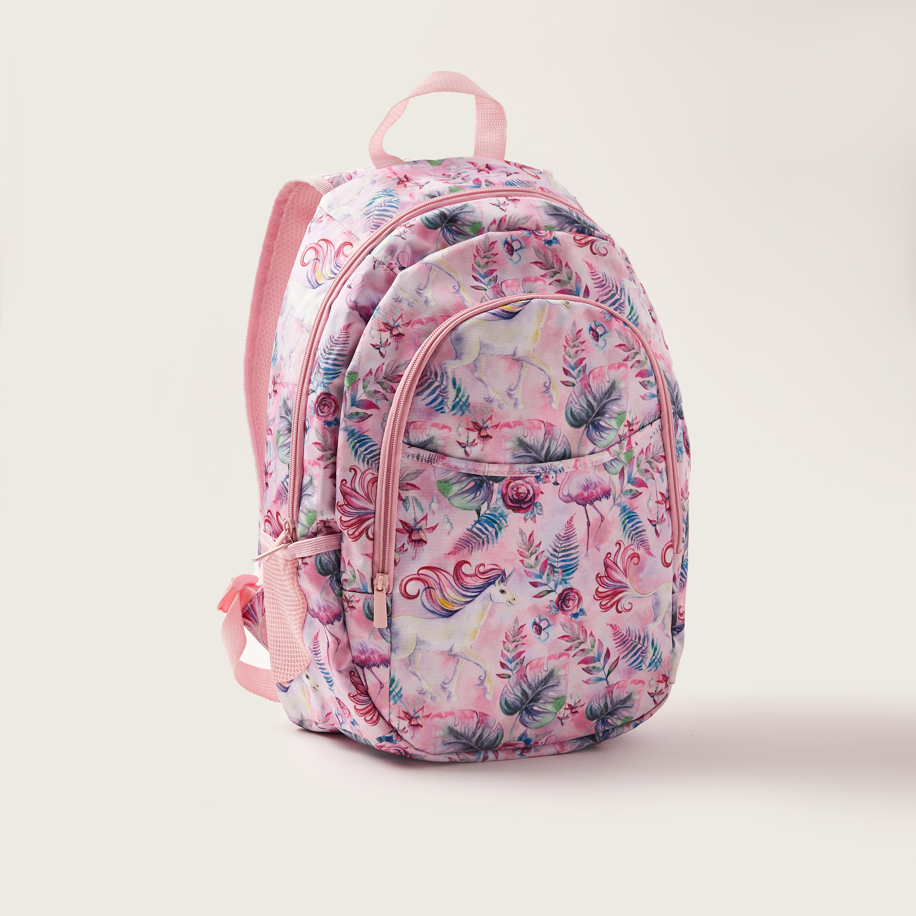 شنطة ظهر مقاس 18 بوصة بطبعات تجريدية وسحاب إغلاق مع مقلمة من جونيورز-school-bagsandbackpacks-backpacks-image-2
