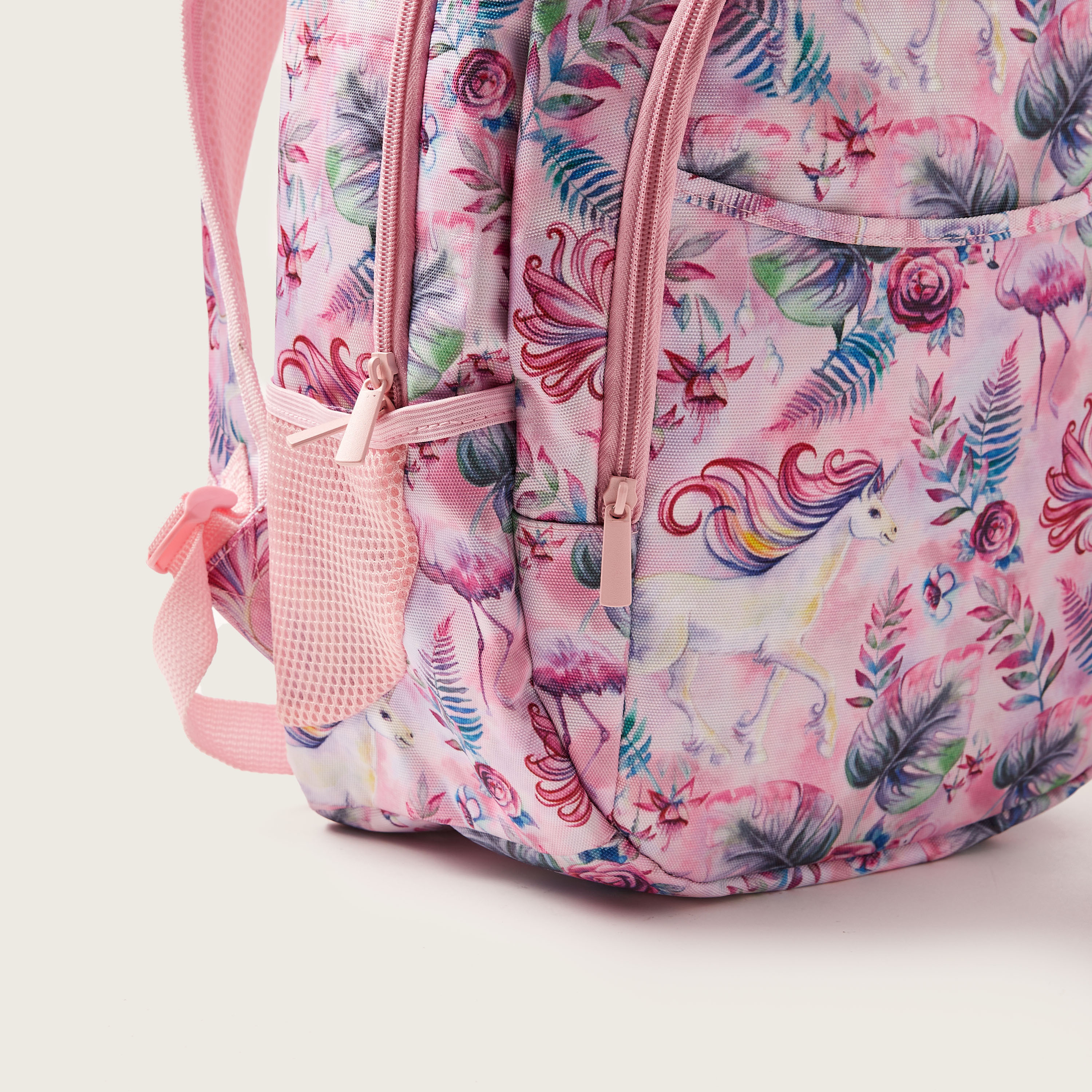 شنطة ظهر مقاس 18 بوصة بطبعات تجريدية وسحاب إغلاق مع مقلمة من جونيورز-school-bagsandbackpacks-backpacks-image-3